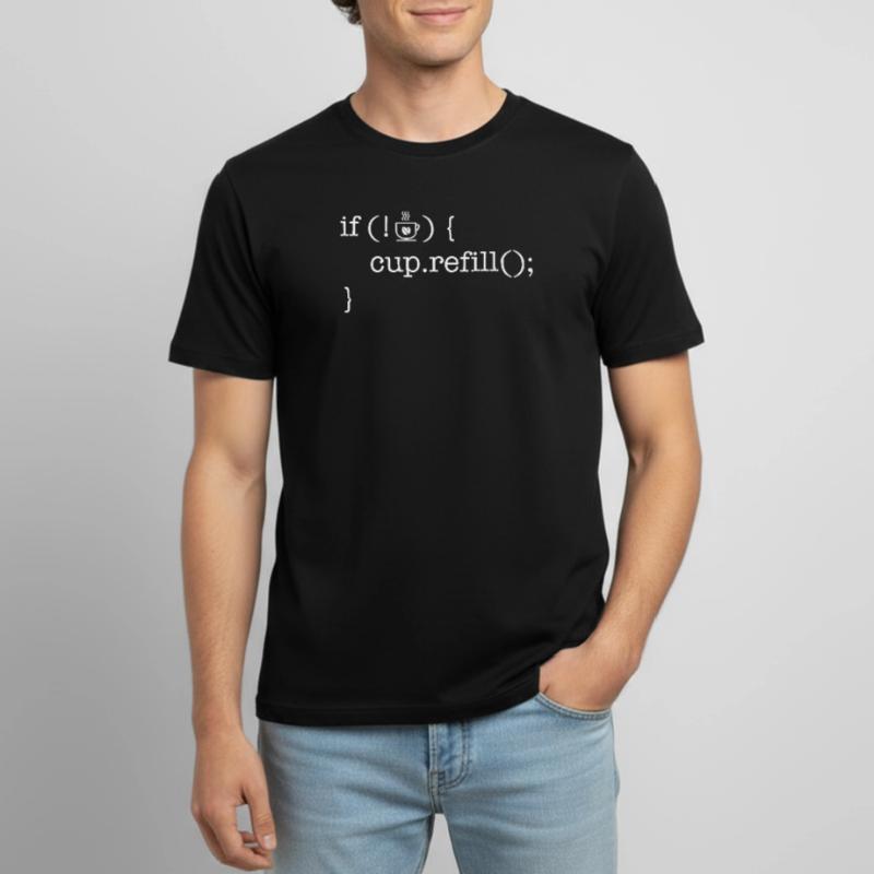 Coffee code lover software developer programmer Men's Breathable T-Shirt