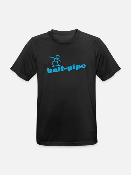 HALF-PIPE - Men's Breathable T-Shirt - black