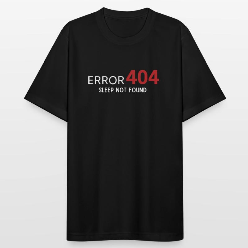 Error 404 Sleep Not Found – Pattern for Developers Men's Breathable T-Shirt