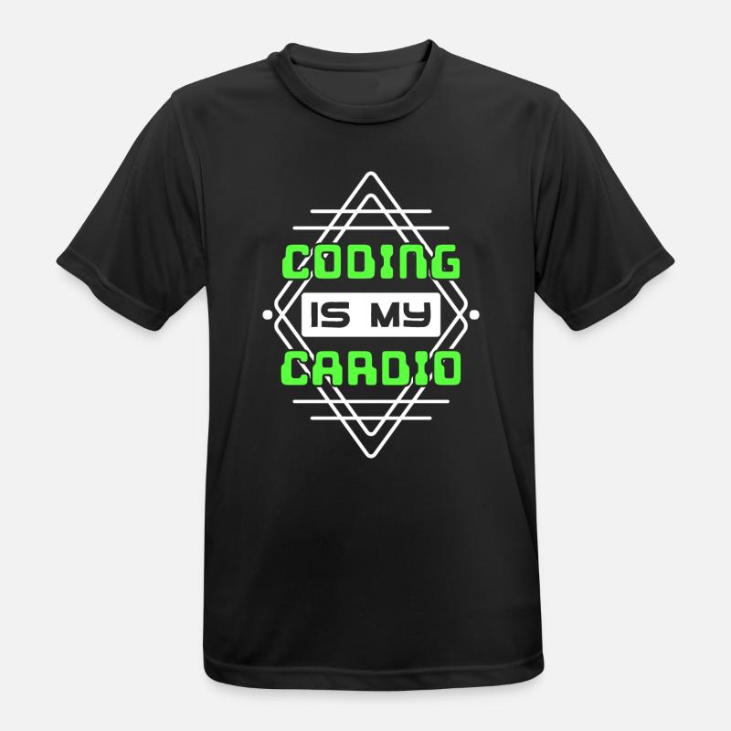 Developer Statement Code Skripting Webentwickler - Männer T-Shirt atmungsaktiv - Schwarz
