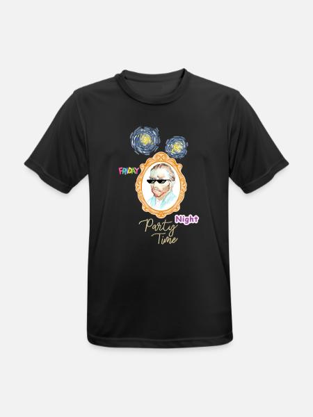 Freitagabend-Porträtparty - Männer T-Shirt atmungsaktiv - Schwarz