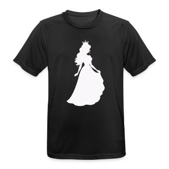 Royal Princess Silhouette - Men's Breathable T-Shirt - black - Front - AI Model Male 178 light (178cm)