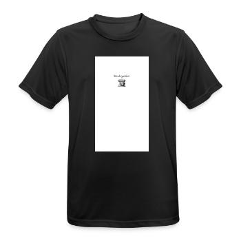 Das Leben ist, was du es backst Mixer-Design - Männer T-Shirt atmungsaktiv - Schwarz - Vorne - AI Model Male 178 light (178cm)