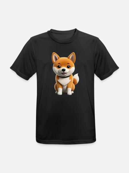 Shiba inu dog - Men's Breathable T-Shirt - black
