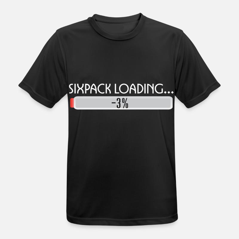 SIXPACK LOADING-2 - Men's Breathable T-Shirt - black