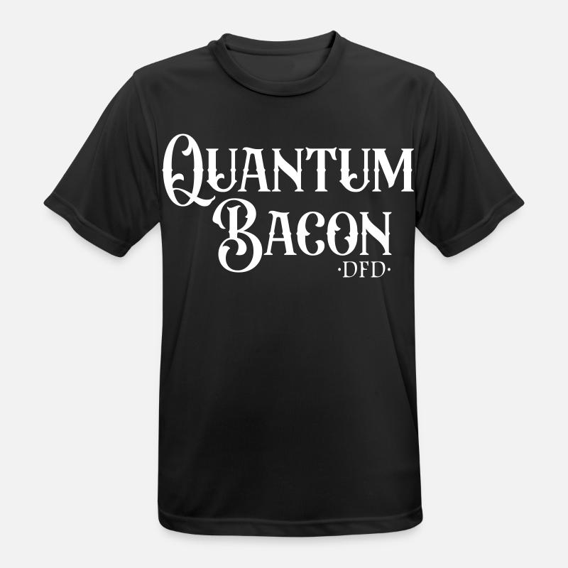 Quantum Bacon - Men's Breathable T-Shirt - black