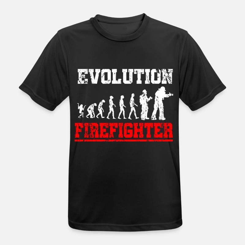 Fire department evolution - Men's Breathable T-Shirt - black