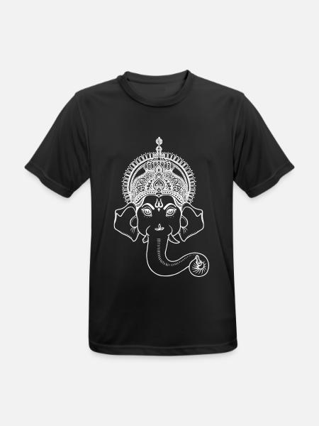 Ganesha Indian God - Men's Breathable T-Shirt - black