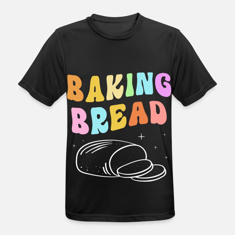Bäcker Bäckerin Backen - Männer T-Shirt atmungsaktiv - Schwarz