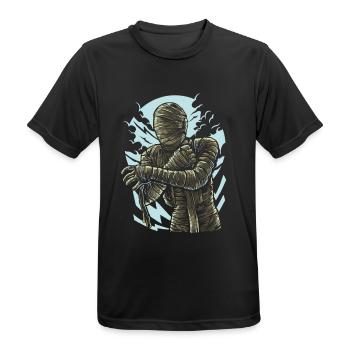 the Mummy - Men's Breathable T-Shirt - black - Front - AI Model Male 178 light (178cm)