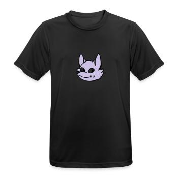 Fox - Men's Breathable T-Shirt - black - Front - AI Model Male 178 light (178cm)
