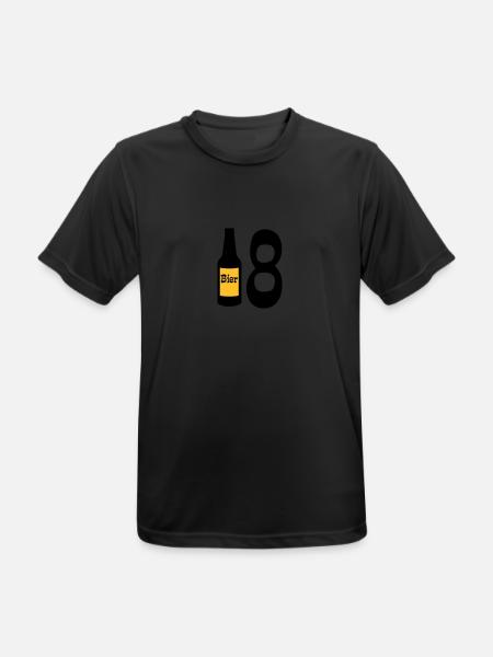 18 - Men's Breathable T-Shirt - black