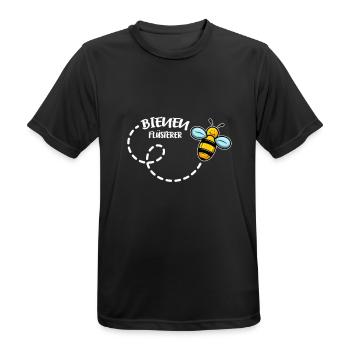 Bienen Flüsterer Imker Bienenzüchter Biene Honig - Männer T-Shirt atmungsaktiv - Schwarz - Vorne - AI Model Male 178 light (178cm)