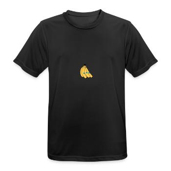Banana - Men's Breathable T-Shirt - black - Front - AI Model Male 178 light (178cm)