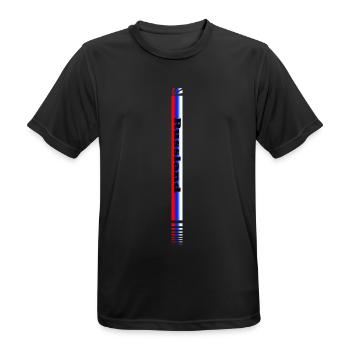Russland Trikot - Männer T-Shirt atmungsaktiv - Schwarz - Vorne - AI Model Male 178 light (178cm)