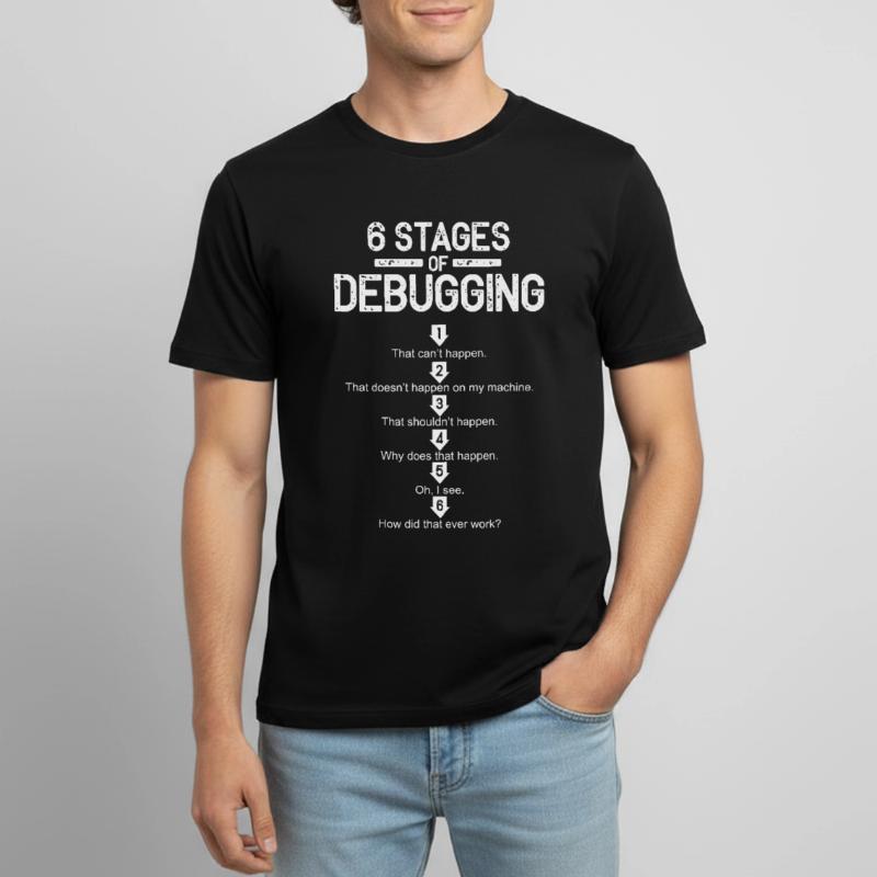Débogueur programmeur Computer Science Computer Nerd T-shirt respirant Homme