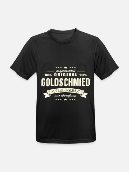 Goldschmied aus Leidenschaft - Männer T-Shirt atmungsaktiv - Schwarz