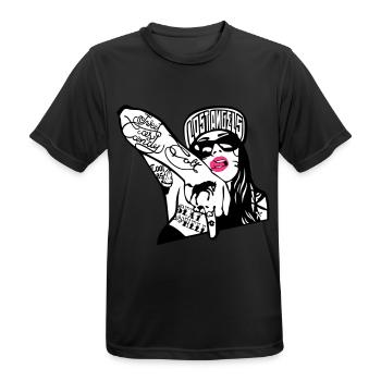 Sweet as Candy - Men's Breathable T-Shirt - black - Front - AI Model Male 178 light (178cm)