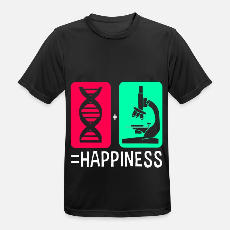 Structural formula molecule - Men's Breathable T-Shirt - black