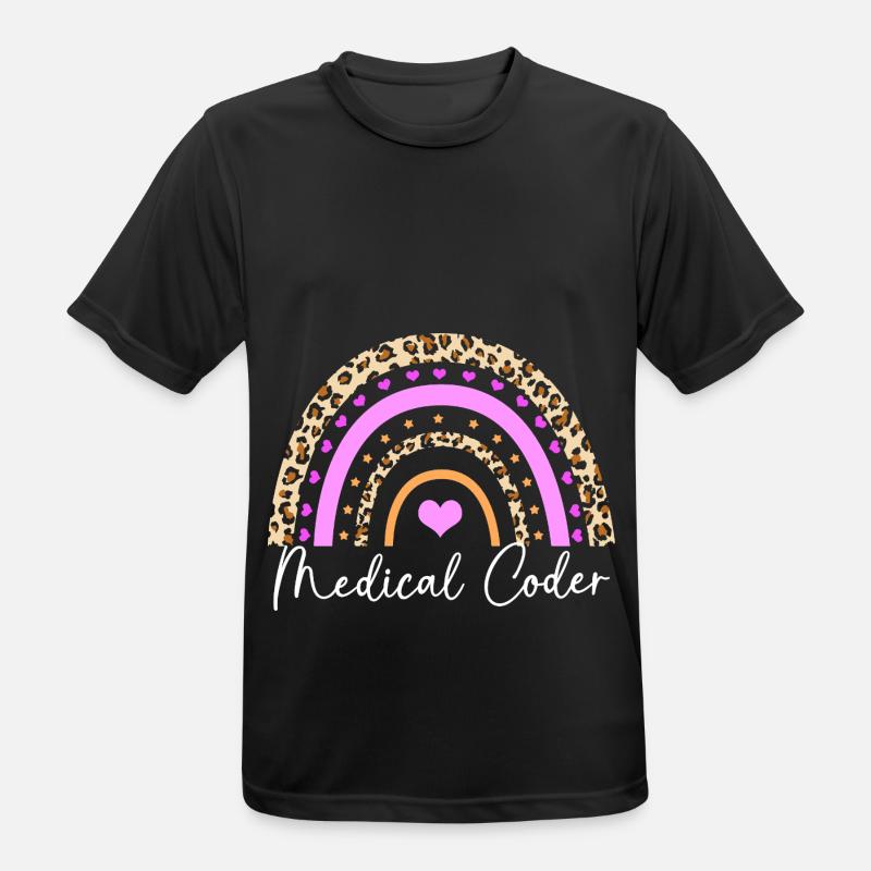 Medizin Coder - Männer T-Shirt atmungsaktiv - Schwarz