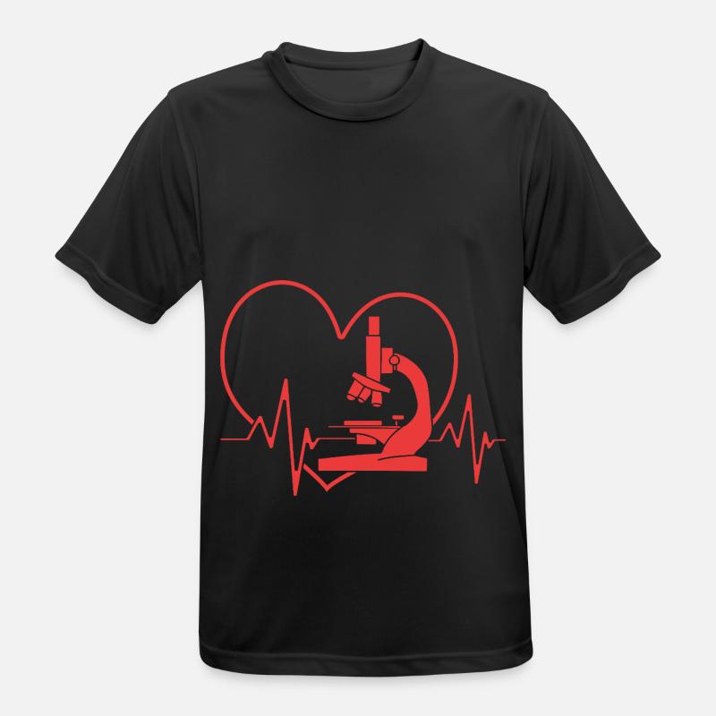 Structural formula molecule - Men's Breathable T-Shirt - black