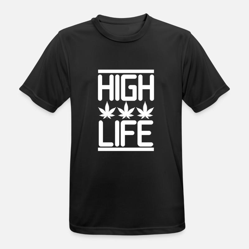 High life - Men's Breathable T-Shirt - black