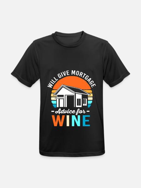 Debt Condominium Mortgage - Men's Breathable T-Shirt - black