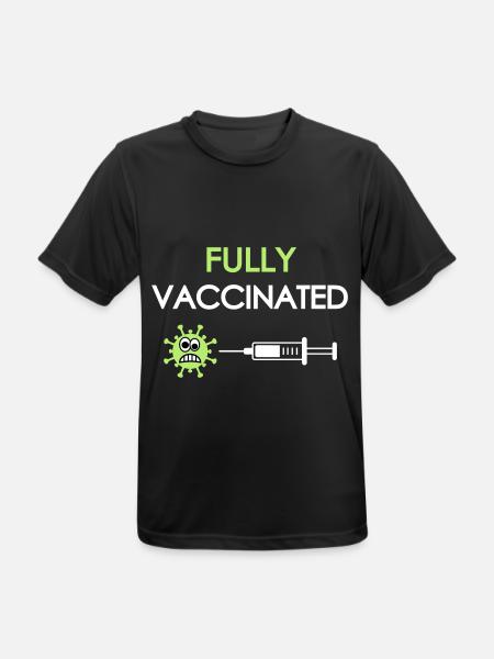 Fully vaccinated, covid, fully vaccinated - Men's Breathable T-Shirt - black