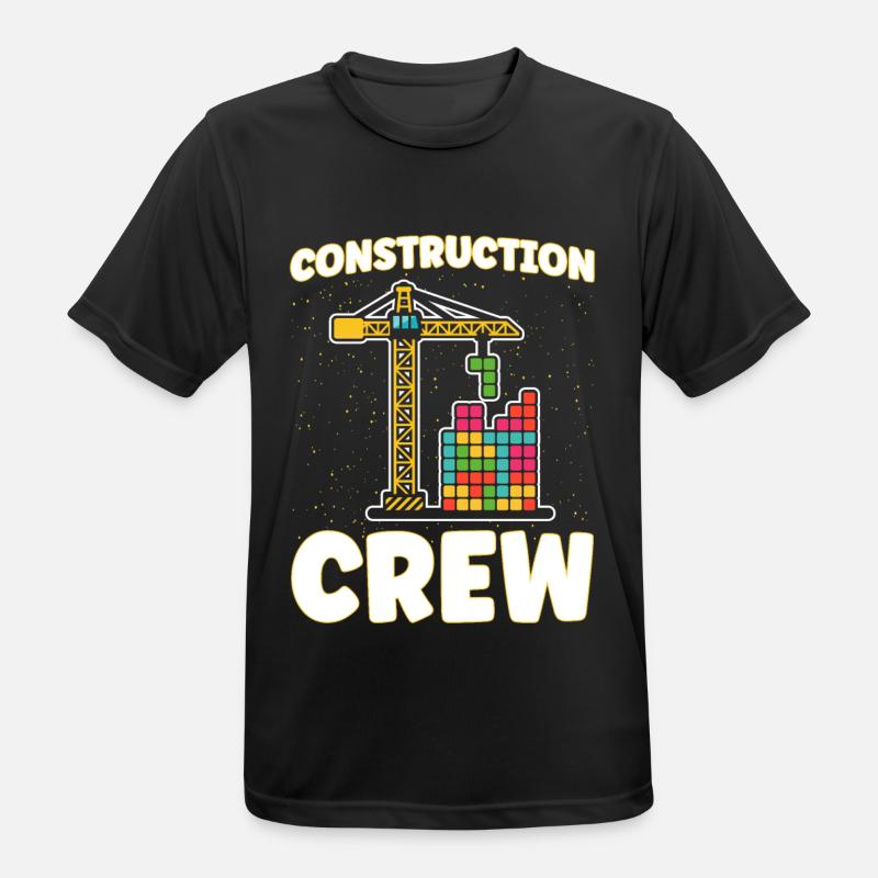 Crew clamping module module - Men's Breathable T-Shirt - black