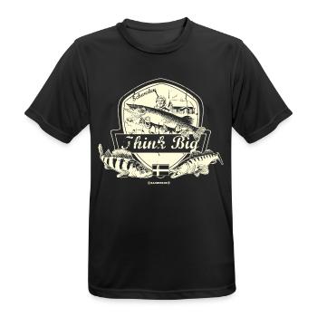 Angel Designs Think big Schweden - Männer T-Shirt atmungsaktiv - Schwarz - Vorne - AI Model Male 178 light (178cm)