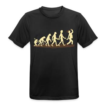 FUN - Evolution Bayer Bier - Geschenk - Bestseller - Männer T-Shirt atmungsaktiv - Schwarz - Vorne - AI Model Male 178 light (178cm)