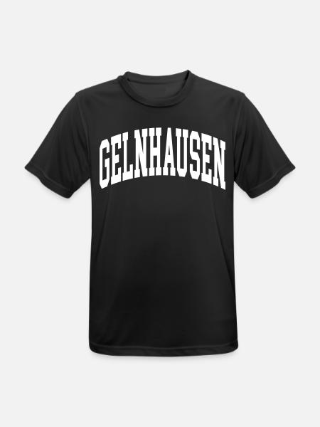 Gelnhausen - Männer T-Shirt atmungsaktiv - Schwarz