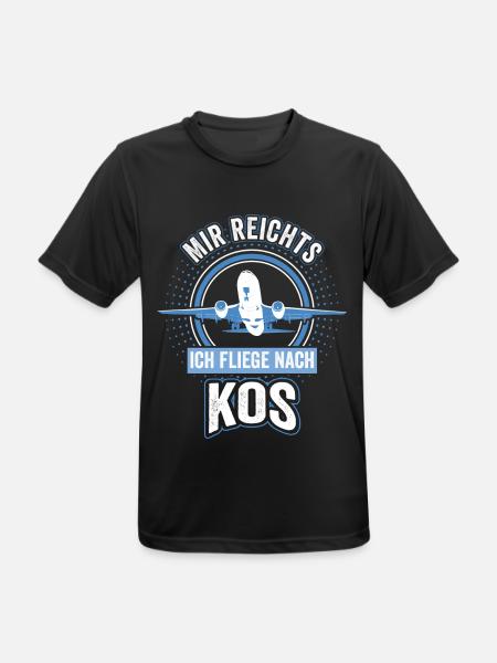 Kos Griechenland Meer Sommer Ferien Insel - Männer T-Shirt atmungsaktiv - Schwarz