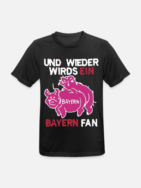 Und wieder wird's ein Bayern Fan! - Männer T-Shirt atmungsaktiv - Schwarz