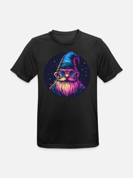 Space Dwarf Retro Look - Men's Breathable T-Shirt - black