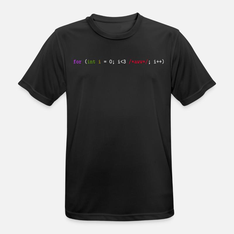 Programmer, Software, Computer Science, Developer - Men's Breathable T-Shirt - black