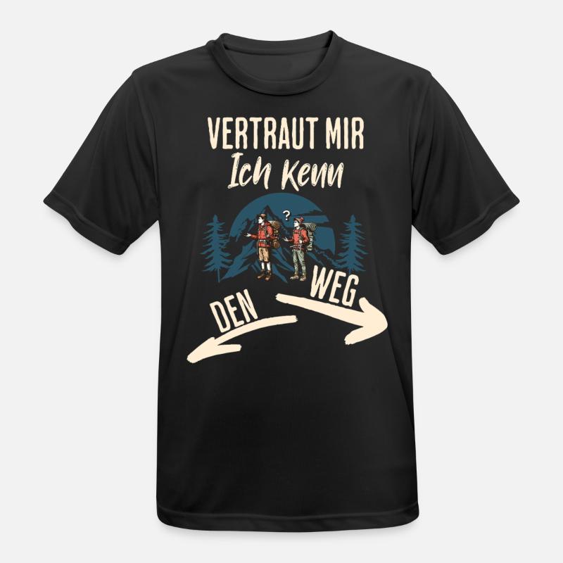 Wander - Men's Breathable T-Shirt - black