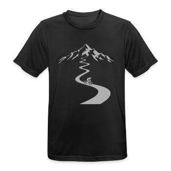 VTT Vélo Cyclisme - T-shirt respirant Homme - noir - Devant - AI Model Male 178 light (178cm)
