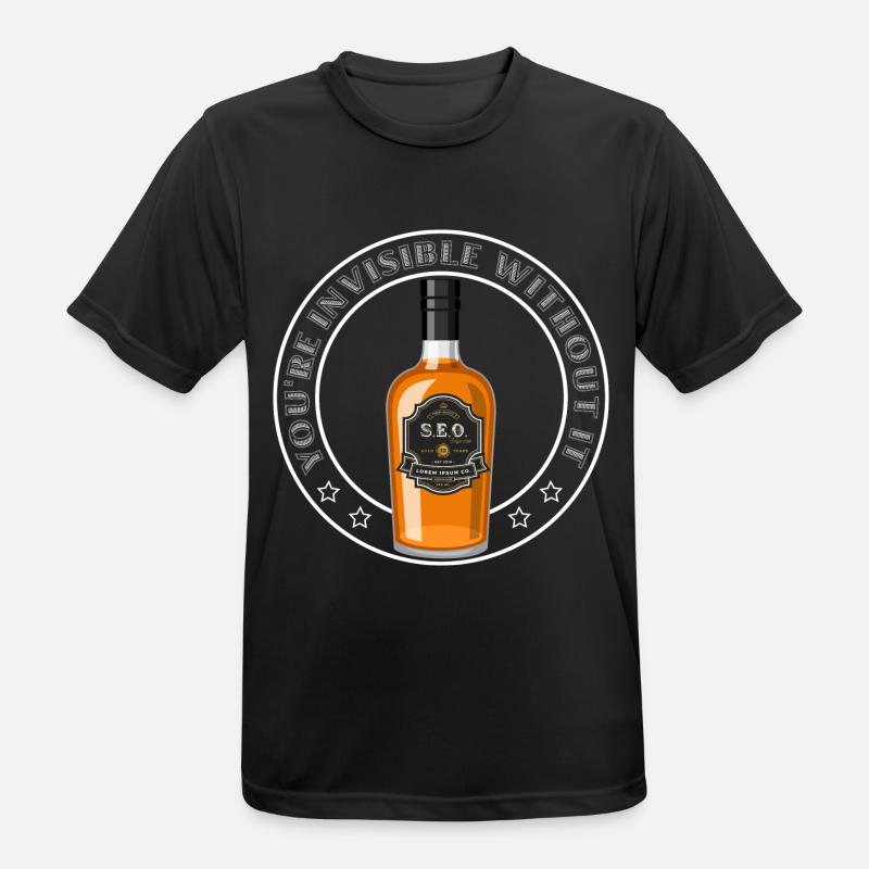 SEO-V1 - Men's Breathable T-Shirt - black