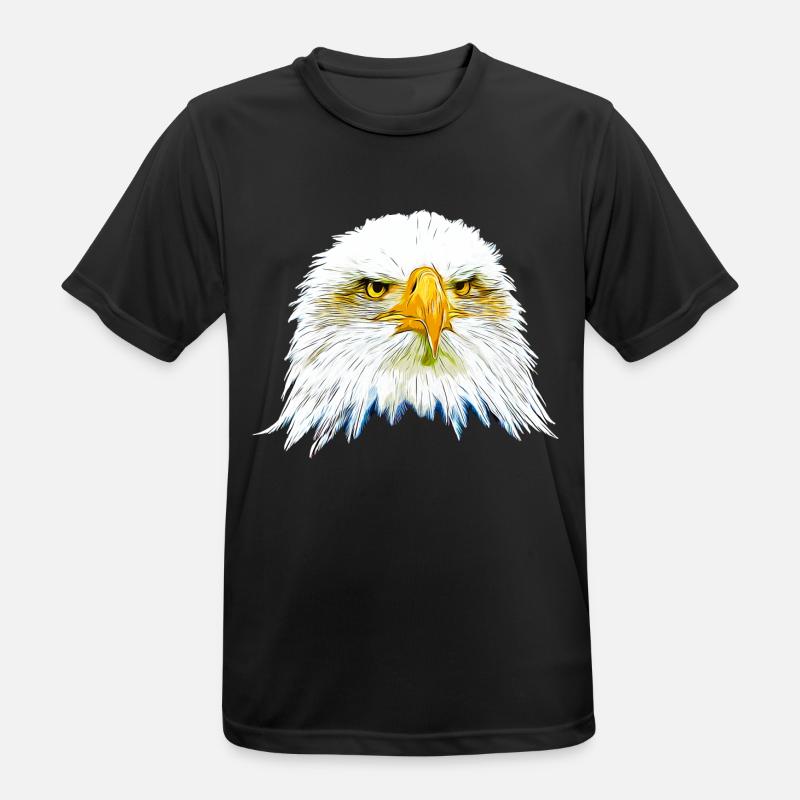 gxp eagle bald eagle vector art - Men's Breathable T-Shirt - black