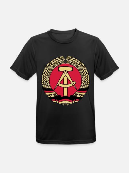ddr gdr emblem - Men's Breathable T-Shirt - black