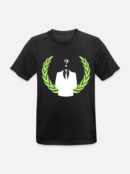 anonymous color - T-shirt respirant Homme - noir