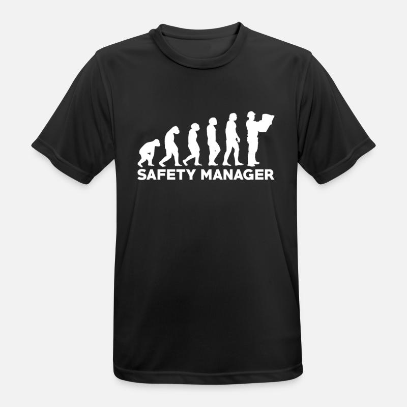 Security Manager Evolution Design - Men's Breathable T-Shirt - black