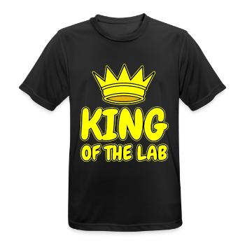 Labor Laborant Geschenk - Männer T-Shirt atmungsaktiv - Schwarz - Vorne - AI Model Male 178 light (178cm)