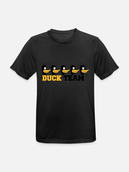 Duck Team - T-shirt respirant Homme - noir