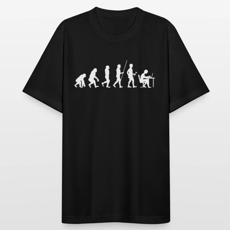 Evolution Programmierer Coder Entwickler Nerd Geek Männer T-Shirt atmungsaktiv