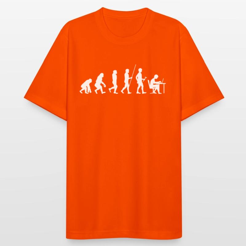 Evolution Programmer Coder developer Nerd Geek Men's Breathable T-Shirt