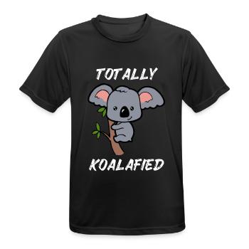 Sweet Baby Koala Little Baby Koala Eucalyptus - Men's Breathable T-Shirt - black - Front - AI Model Male 178 light (178cm)