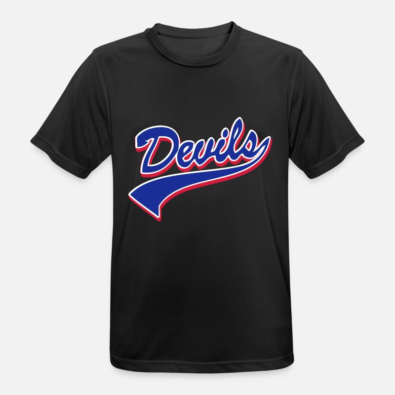 Devils Script Original - Men's Breathable T-Shirt - black