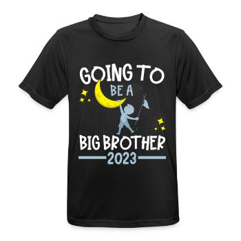 I'm going to be Big Brother 2023 Big Bro 23 - Men's Breathable T-Shirt - black - Front - AI Model Male 178 light (178cm)